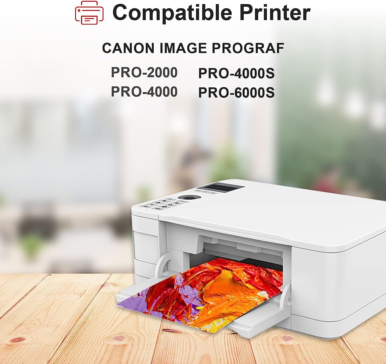 PFI-1700 700ml Pigment Ink Tank Compatible with Canon PFI 1700 for imagePROGRAF PRO-2000 PRO-4000 PRO-4000S PRO-6000S Large Format Printers, ( MBK, PBK, C, M, Y, R, GY, B, PGY, PC, PM, CO, 12-Pack ) - Image 2